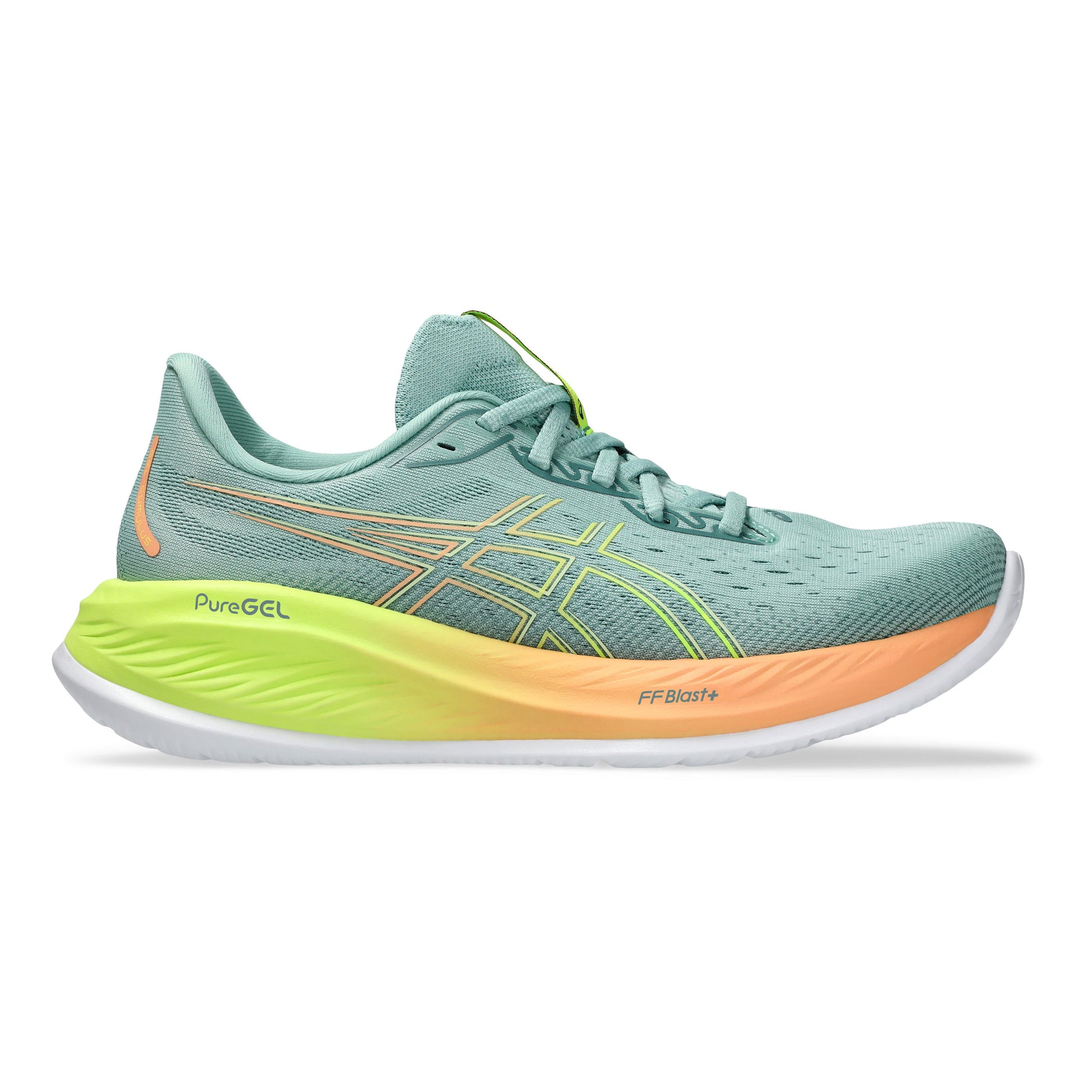 ASICS Gel-Cumulus 26 Paris Chaussure de running sans stabilisateurs Femmes - gris, orange