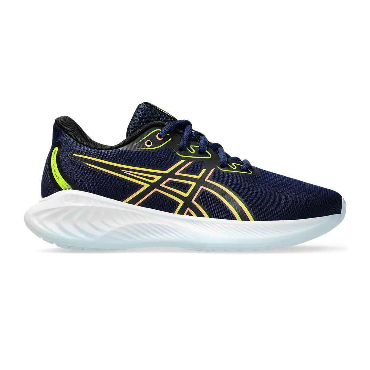 ASICS Gel-Cumulus 26 GS Chaussure de running sans stabilisateurs Enfants - bleu, blanc