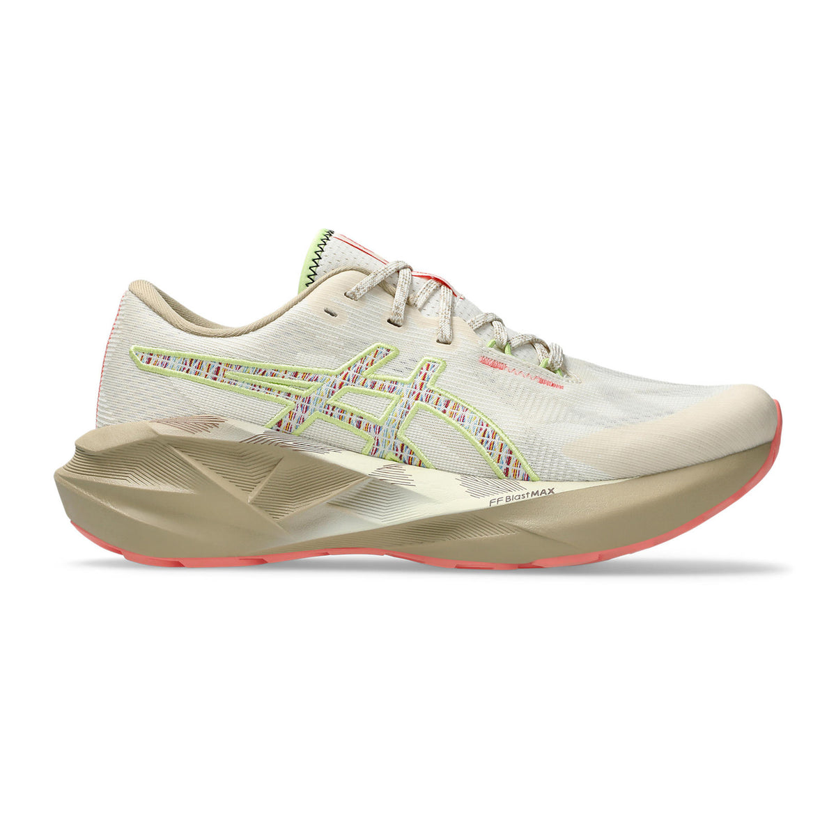 ASICS Novablast 5 TR Chaussure de running sans stabilisateurs Femmes - beige, jaune citron