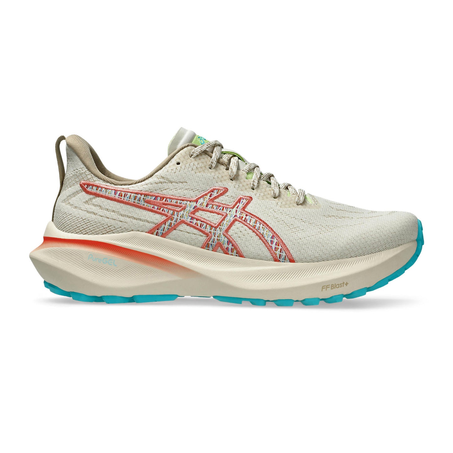 ASICS GT-2000 13 TR Chaussure de running avec stabilisateurs Femmes - beige, jaune citron