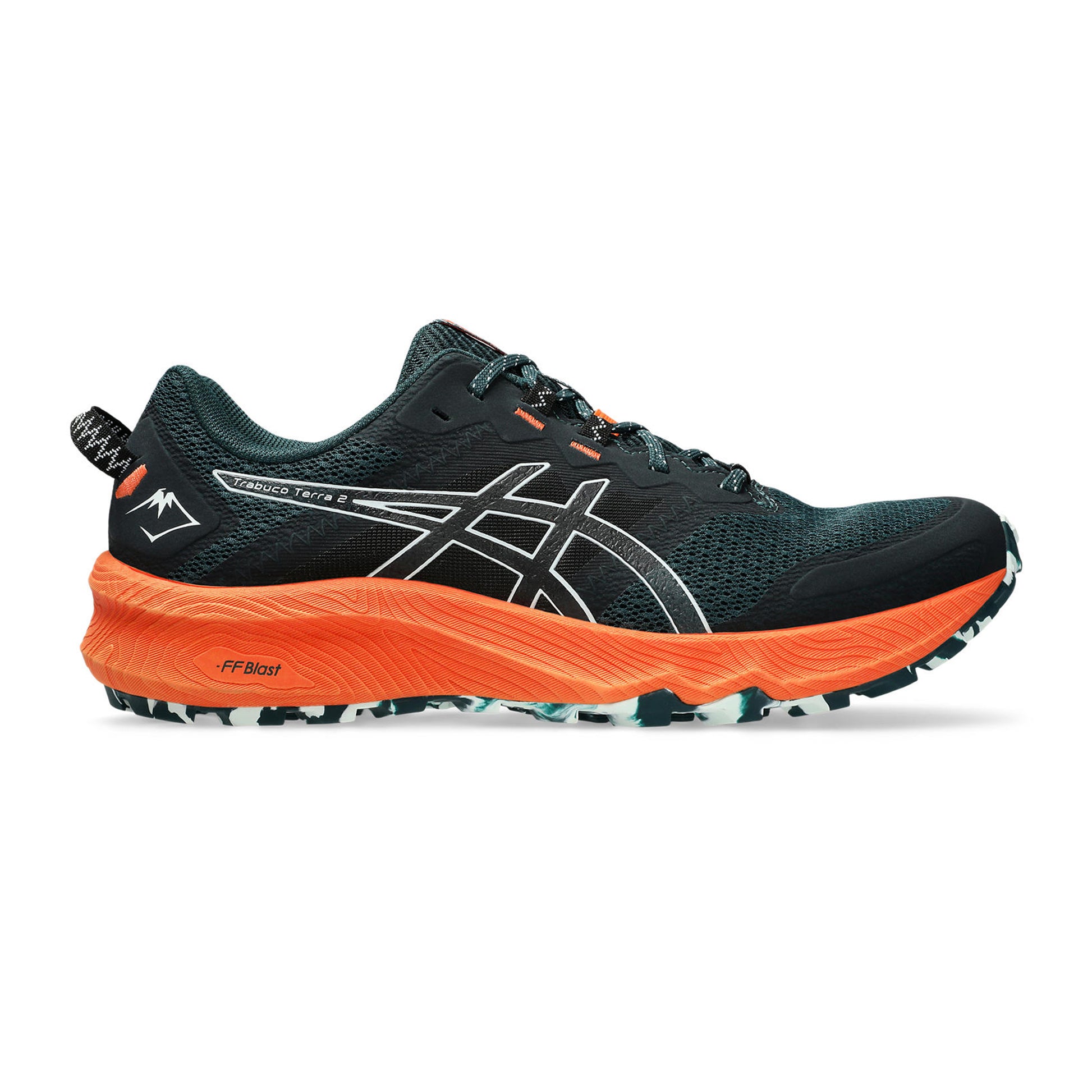 ASICS Trabuco Terra 2 Chaussure trail Hommes - vert olive, bleu clair