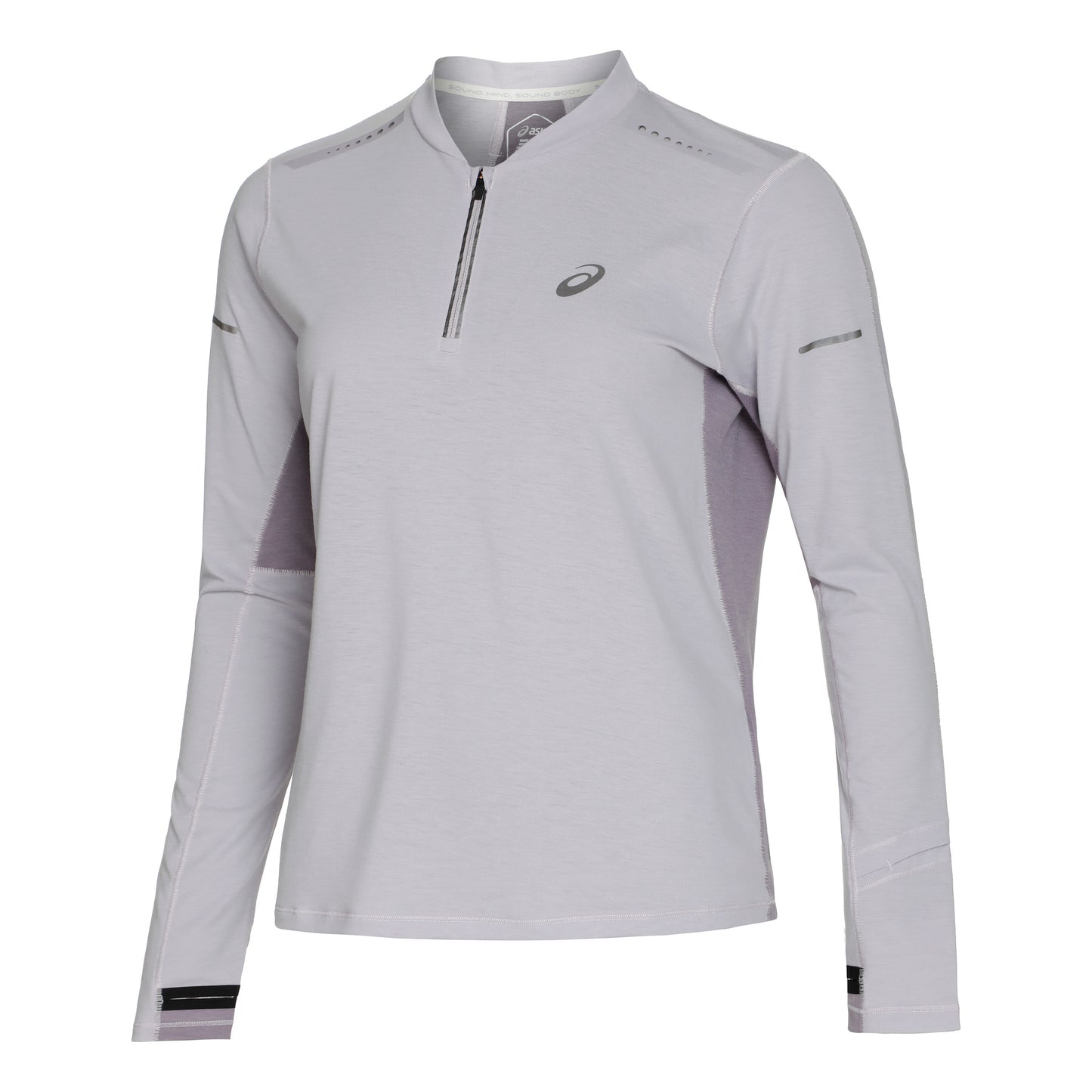 ASICS Metarun Half-Zip Top de course Femmes - lilas, violet