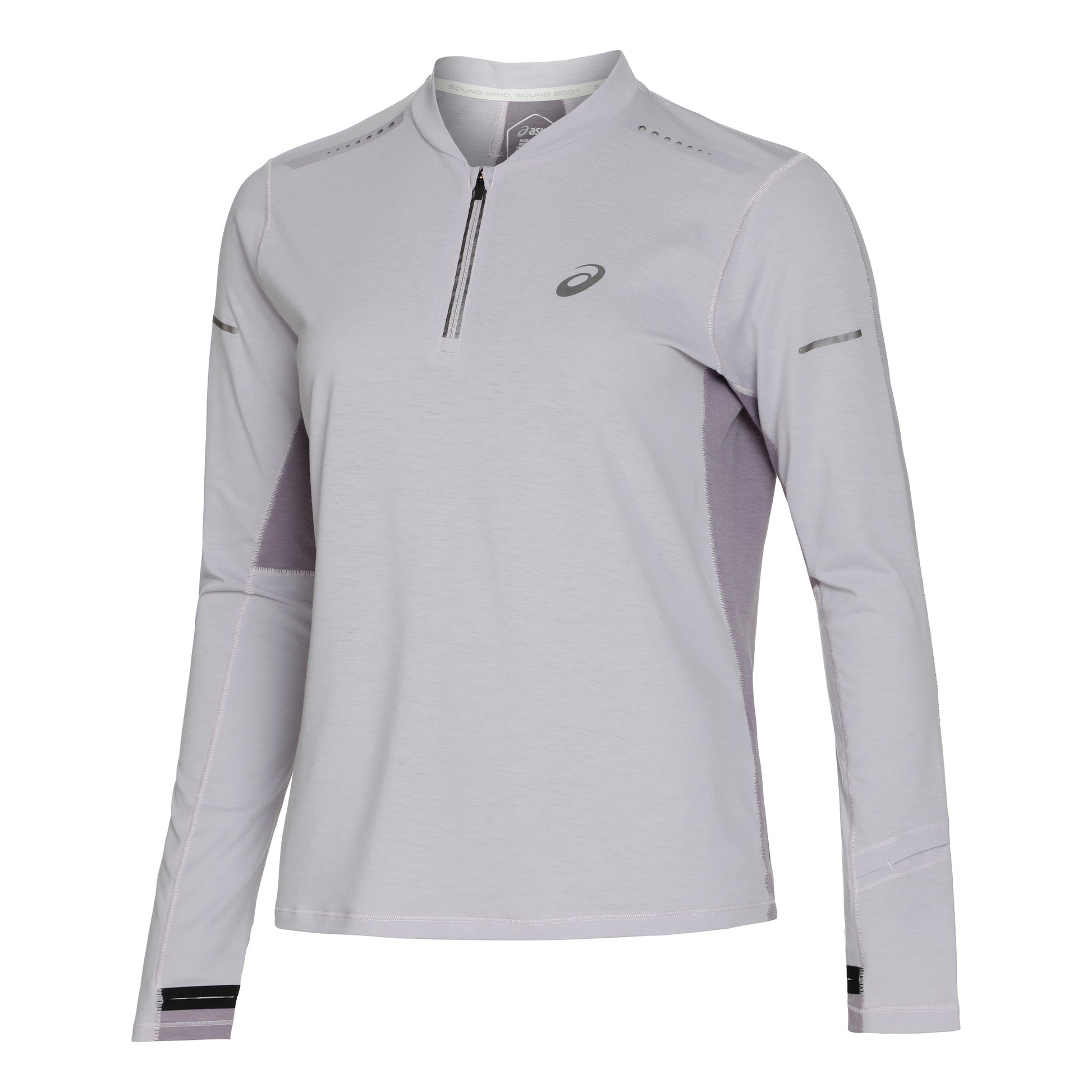 ASICS Metarun Half-Zip Top de course Femmes - lilas, violet