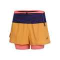 Fujitrail 2in1 Short de running Femmes - orange, bleu