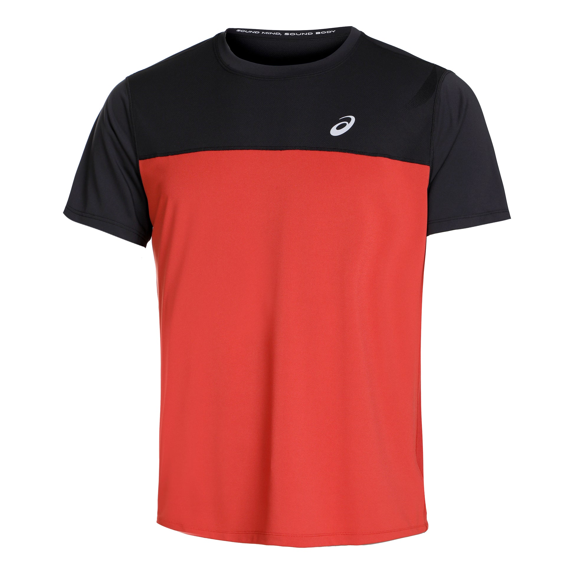 ASICS Race Maillot de course Hommes - noir, rouge