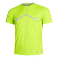 Lite-Show Maillot de course Hommes - vert fluo,