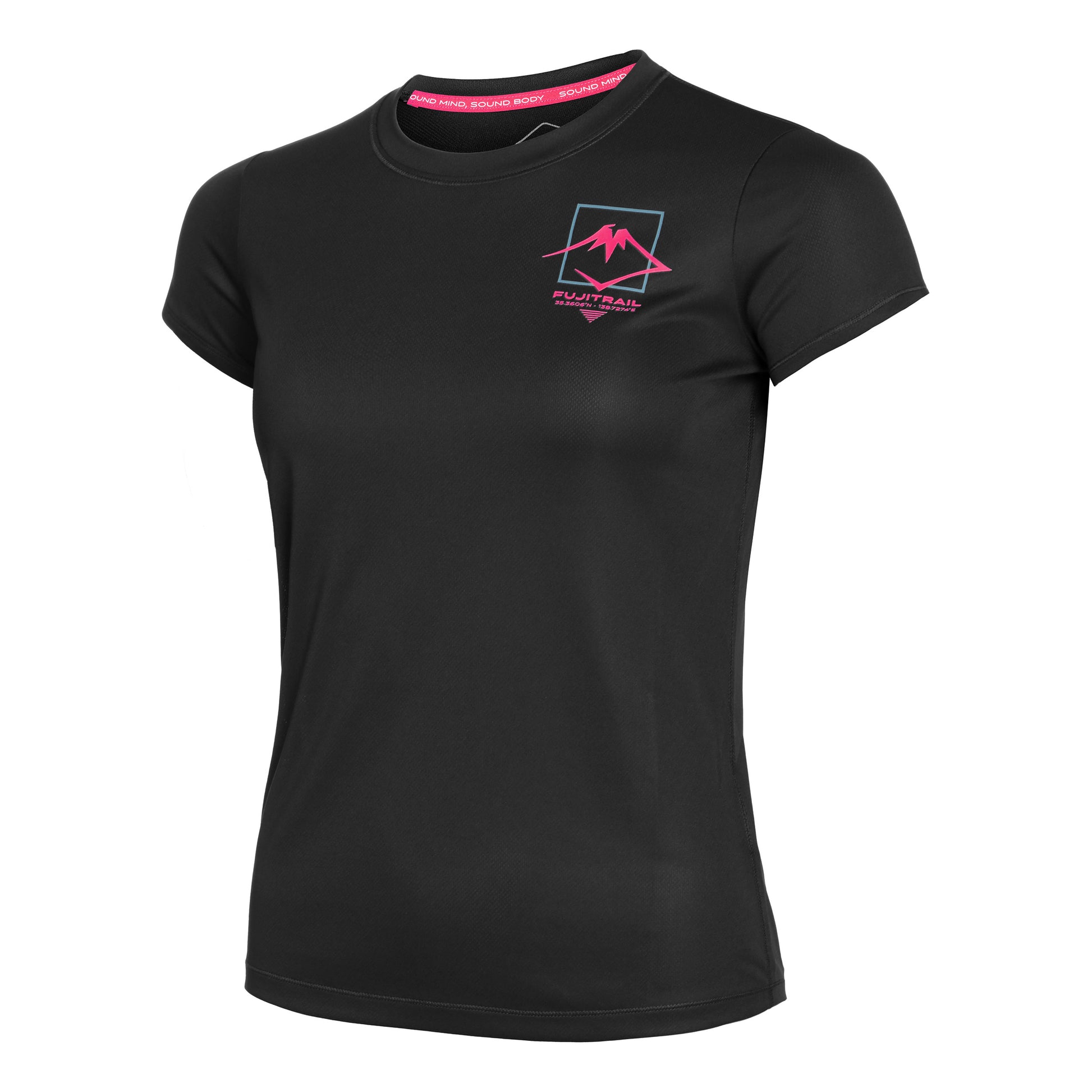 ASICS Fujitrail Logo Maillot de course Femmes - noir,