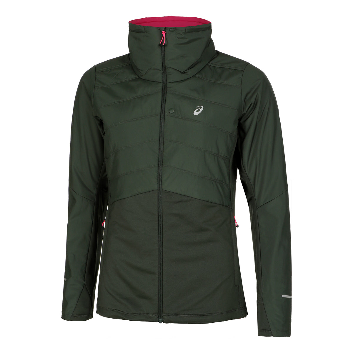 ASICS Winter Run Veste running Femmes - vert foncé,