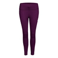 Katakana Crop Collant Tight Femmes-Violet