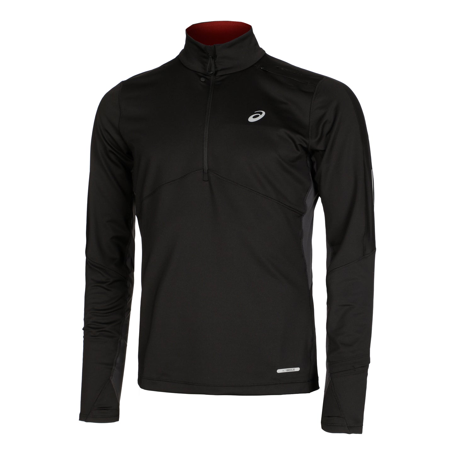 ASICS Winter Run Half-Zip Midlayer Top de course Hommes - noir, gris