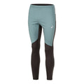Winter Run Collant tight Hommes - gris, turquoise