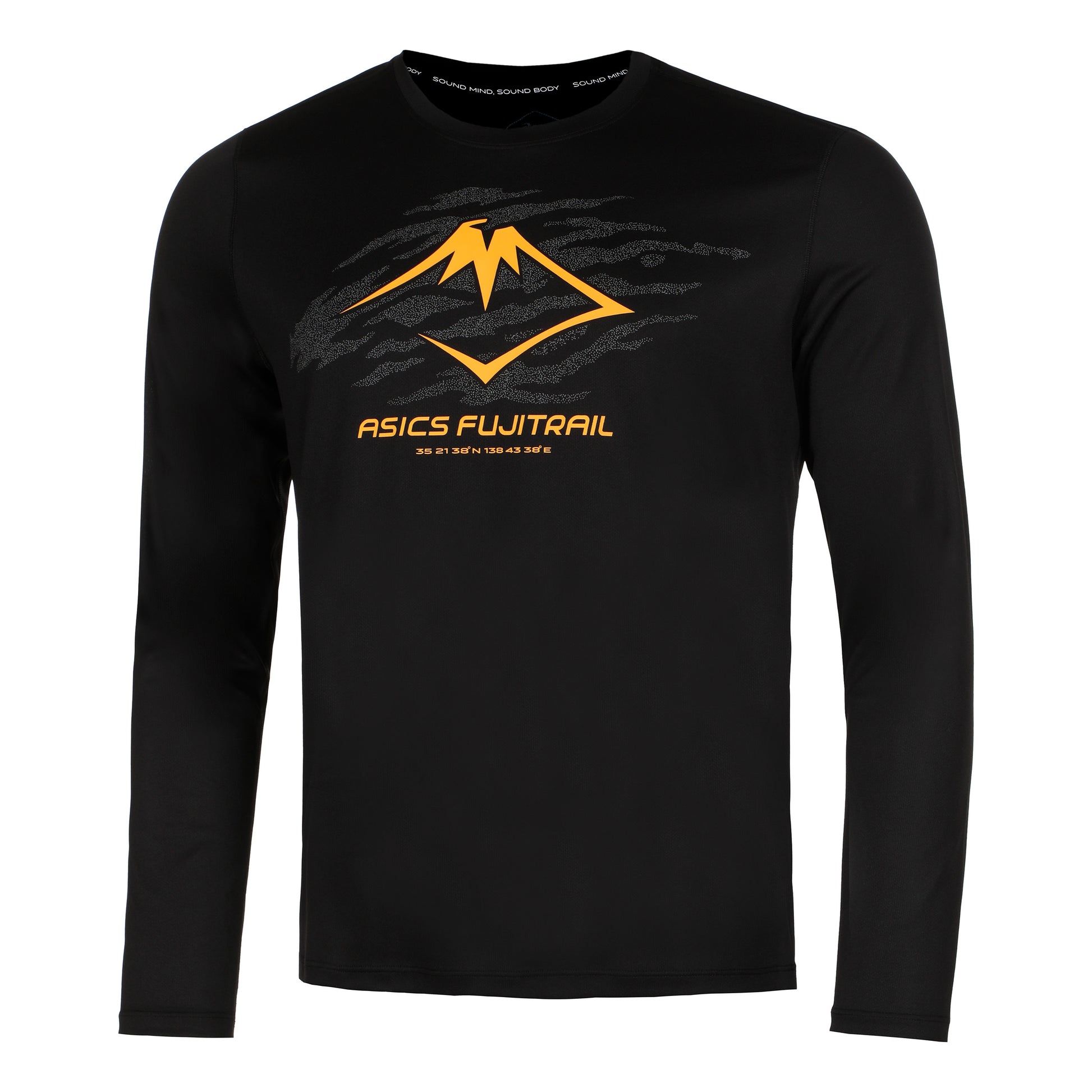 ASICS Fujitrail Logo Haut manches longues Hommes - noir,