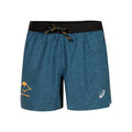 Fujitrail AOP 5in Short de running Hommes - bleu petrol, noir