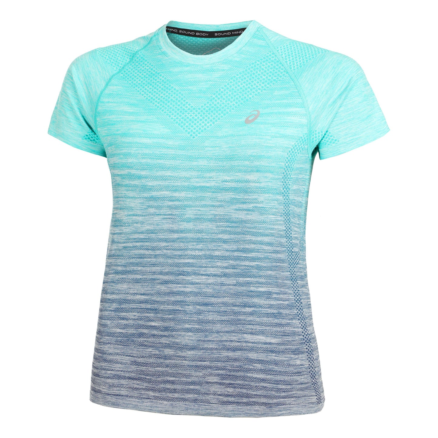 ASICS Seamless Maillot de course Femmes - bleu petrol, bleu foncé