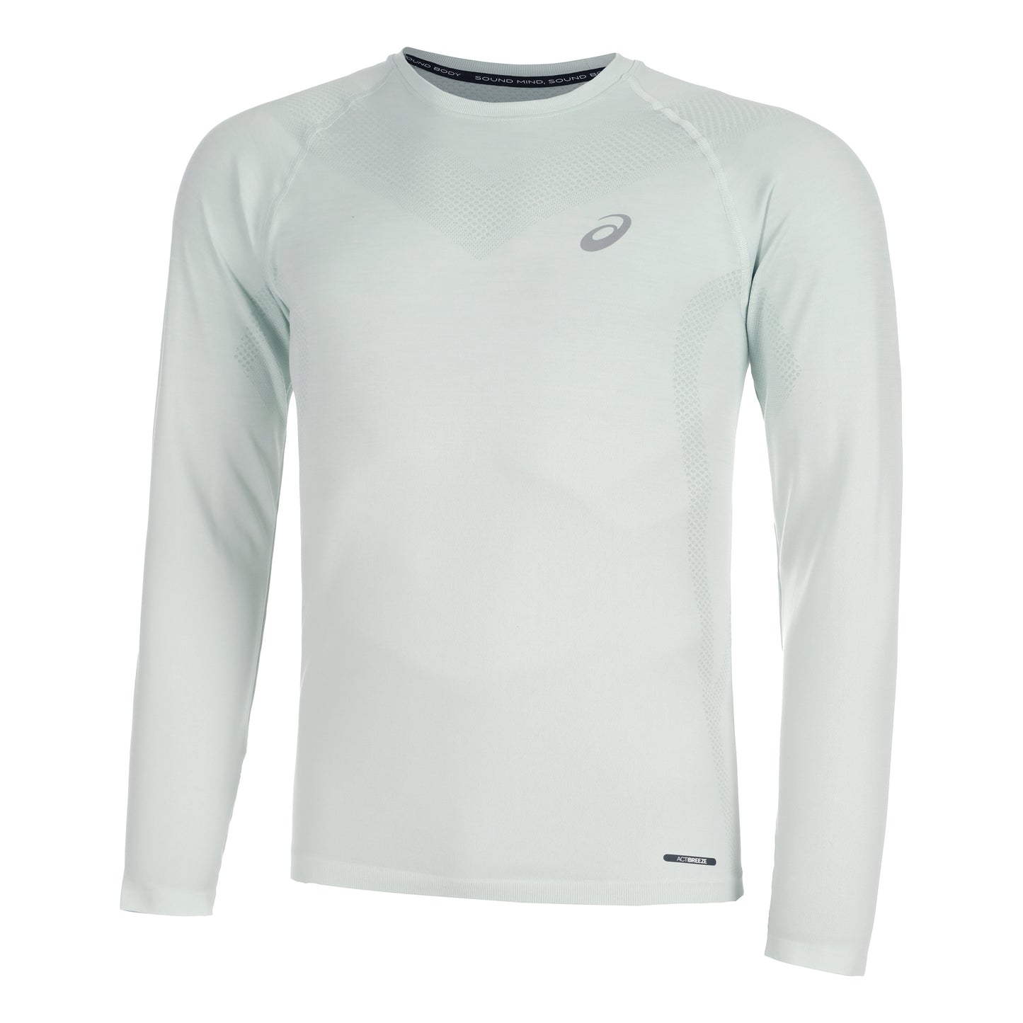 ASICS Seamless Haut manches longues Hommes - sauge, crème