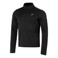 Road Winter 1/2 Zip Maillot De Course Hommes-Noir