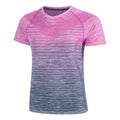 Seamless Maillot de course Femmes - pink, bleu foncé