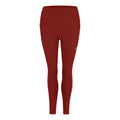 Road High Waist Collant de course Femmes-rouge vin