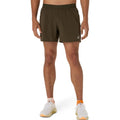 Road 5in  Short de running Hommes - marron, vert