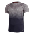 Seamless Maillot de course Hommes - violet, gris