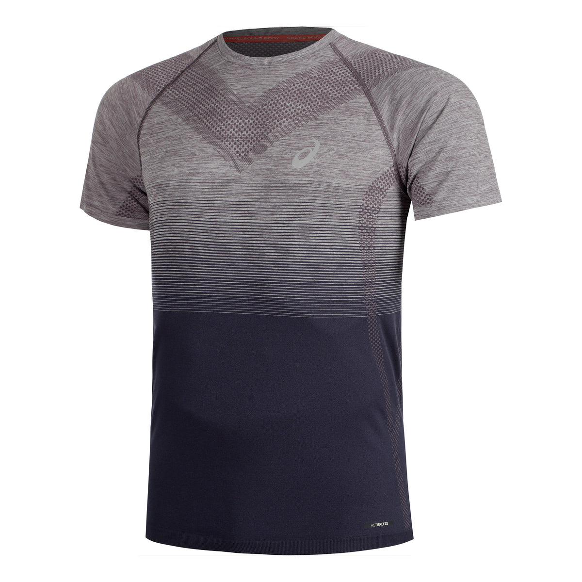 ASICS Seamless Maillot de course Hommes - violet, gris
