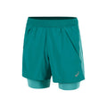Road 2in1 5in Short de running Hommes-turquoise