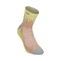 Performance Run Quarter Chaussettes De Running-Mauve, Jaune
