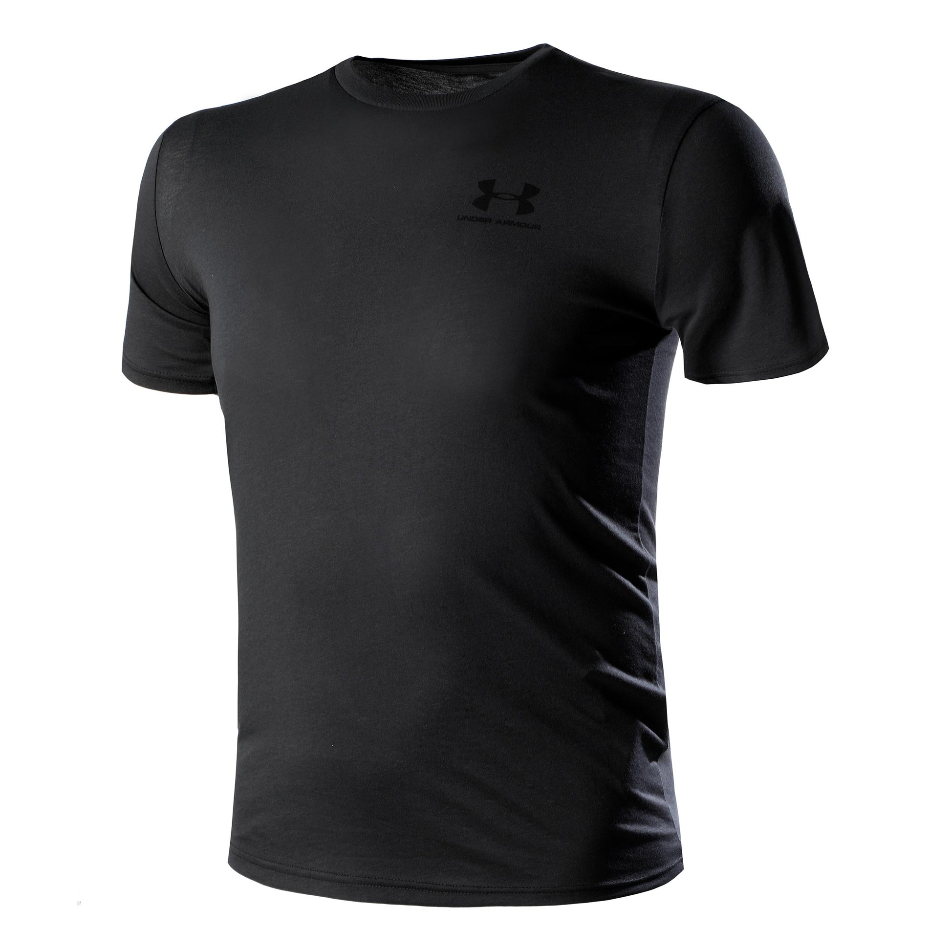 Under Armour Sportstyle Left Chest T-shirt Hommes-Noir