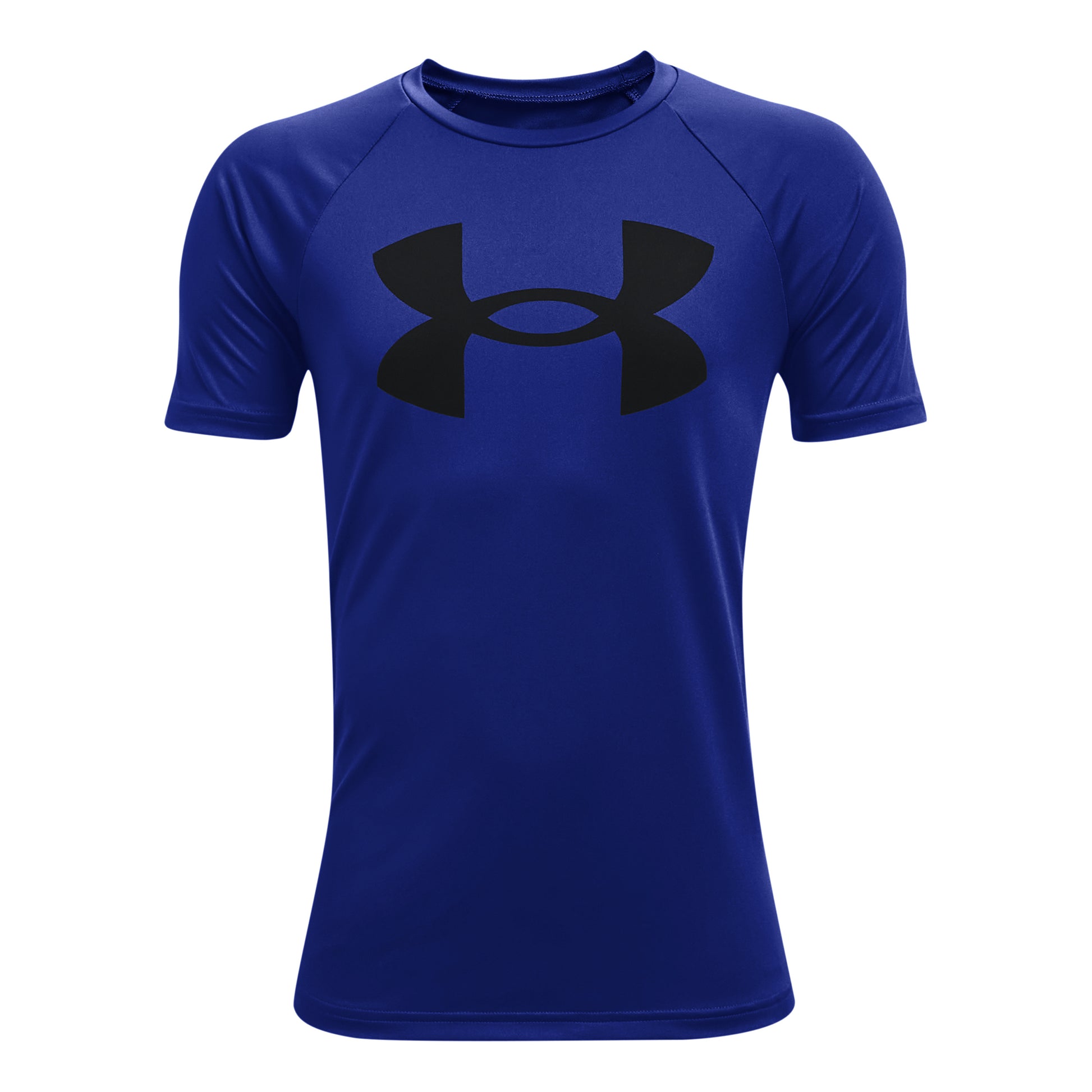 Under Armour Tech Big Logo T-shirt Garçons - bleu, noir