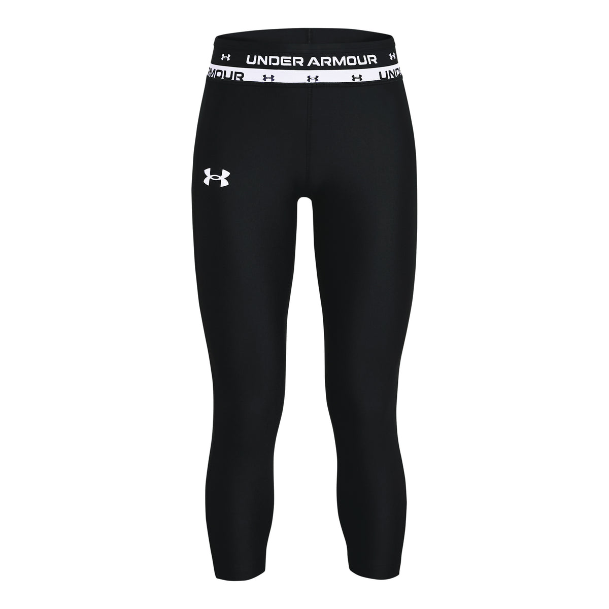 Under Armour Cropped Collant tight Filles - noir, blanc