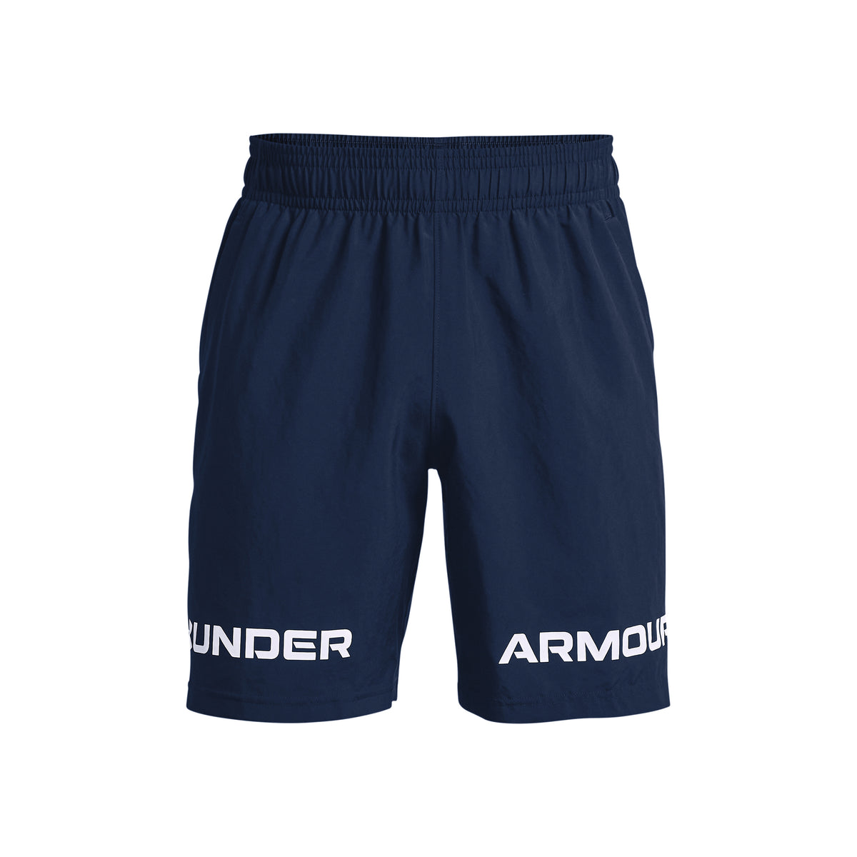 Under Armour Woven Graphic Wordmark Shorts Hommes - bleu, blanc