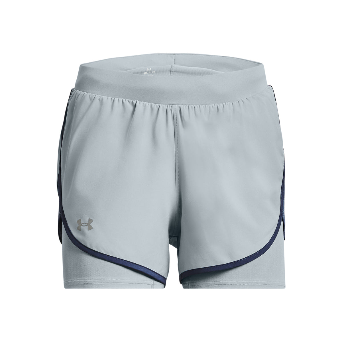 Under Armour Fly By Elite 2in1 Shorts Femmes - gris clair,
