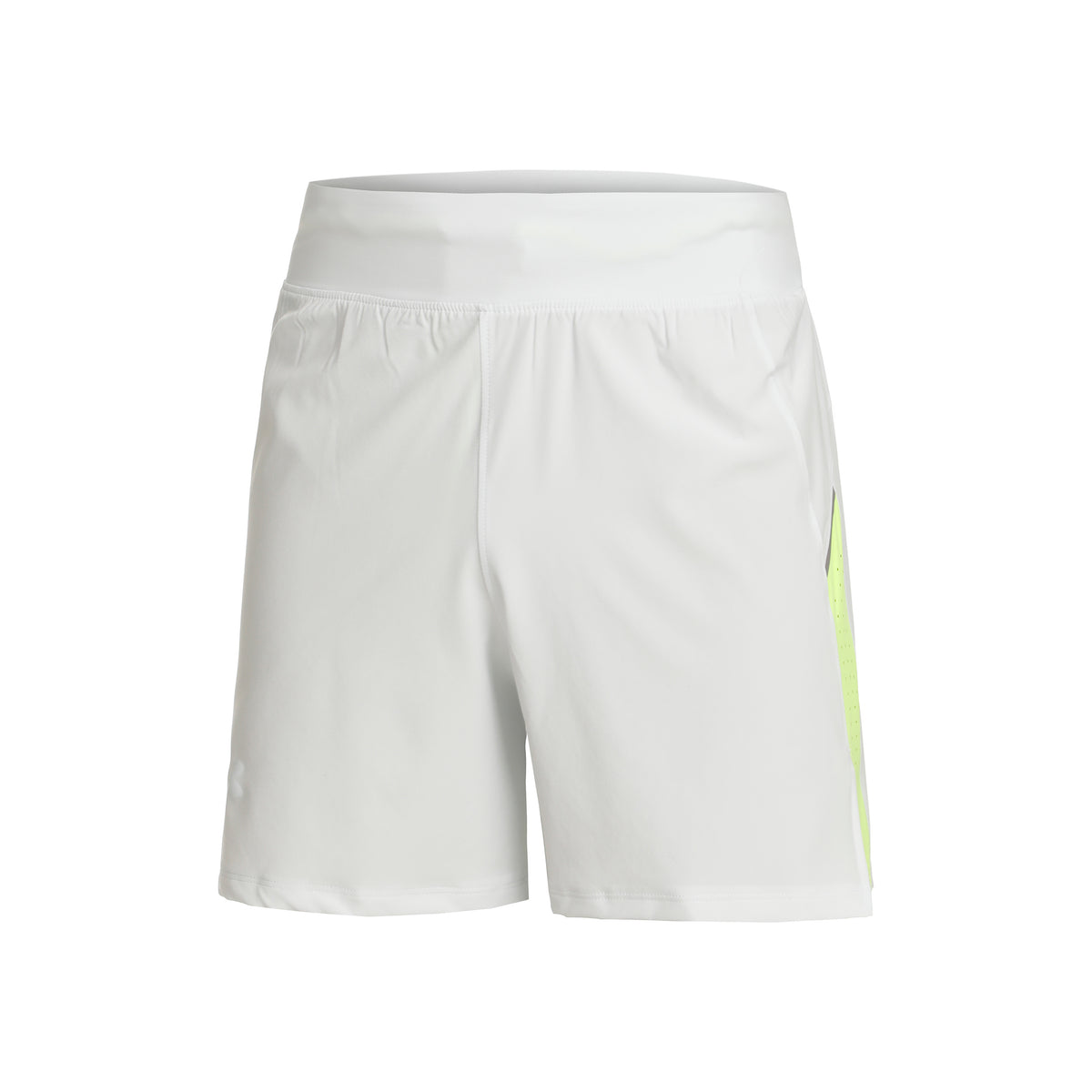 Under Armour Launch Elite 7in Shorts Hommes - blanc, jaunes fluo