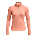 Qualifier Run Half-Zip Haut Manches Longues Femmes-Pink