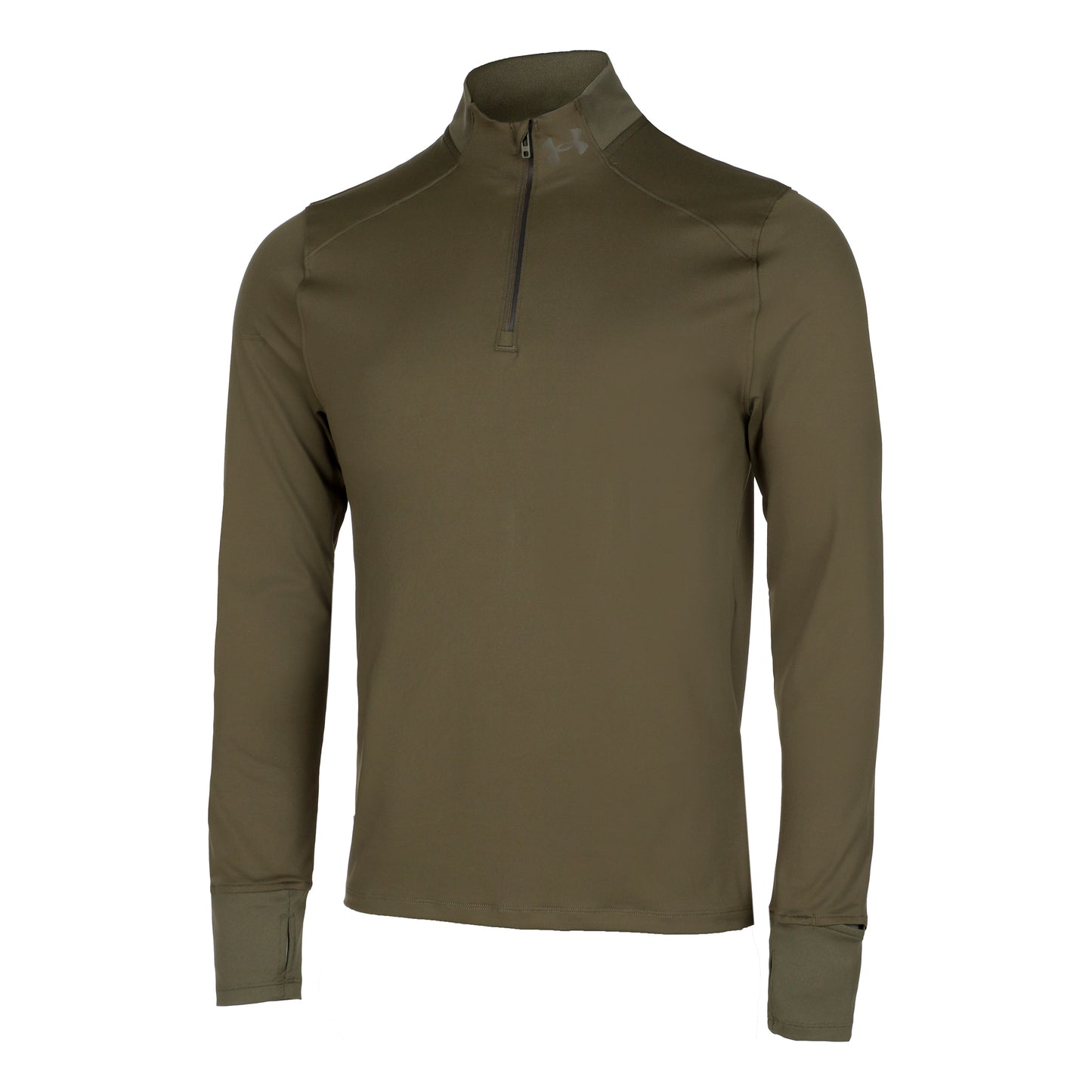 Under Armour Qualifier Run 1/4 Zip Maillot de course Hommes - vert,