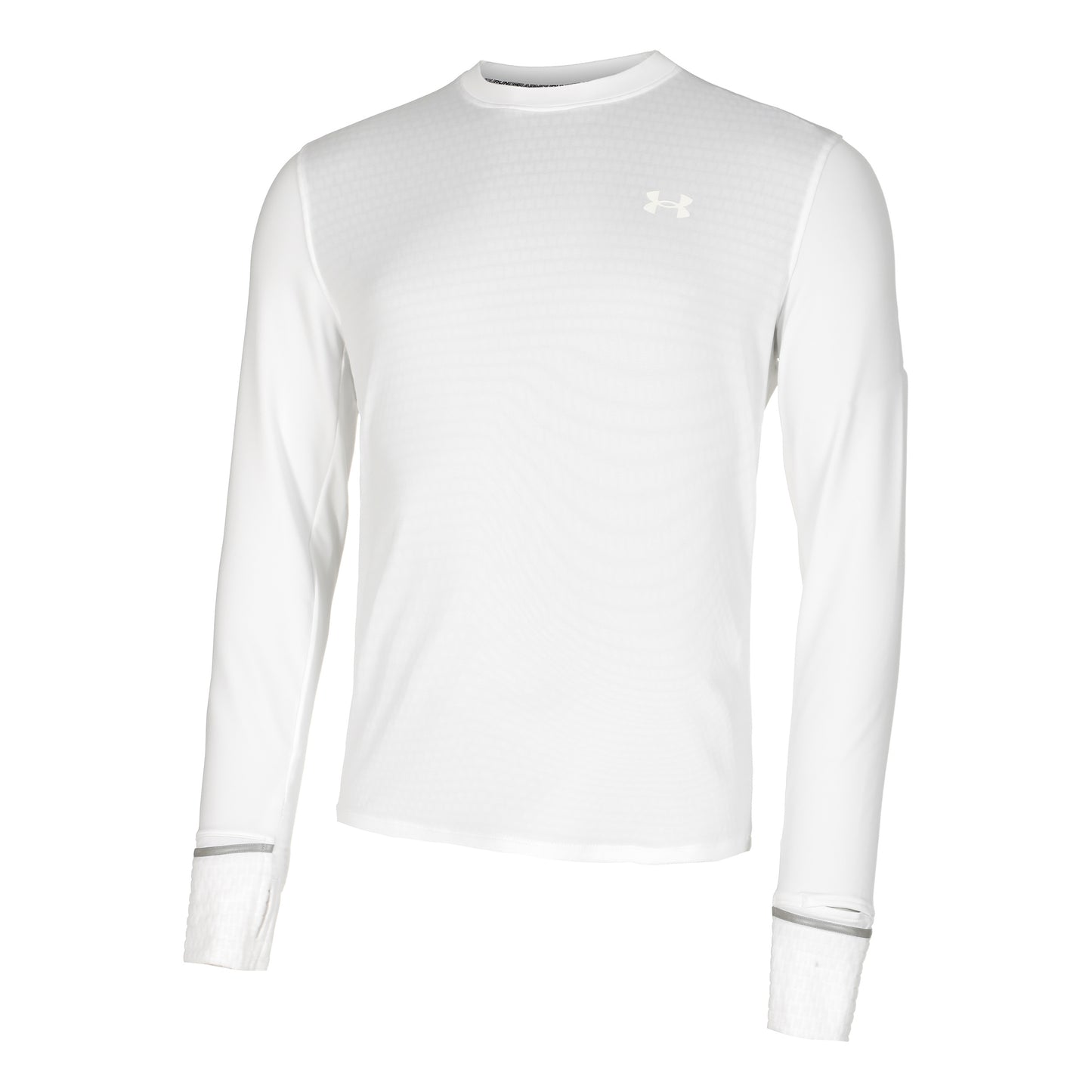 Under Armour Qualifier Cold Top de course Hommes - blanc,