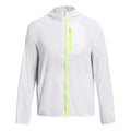 Launch Lightweight Veste running Femmes - blanc, jaunes fluo