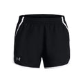Fly By 3in  Short de running Femmes - noir, blanc
