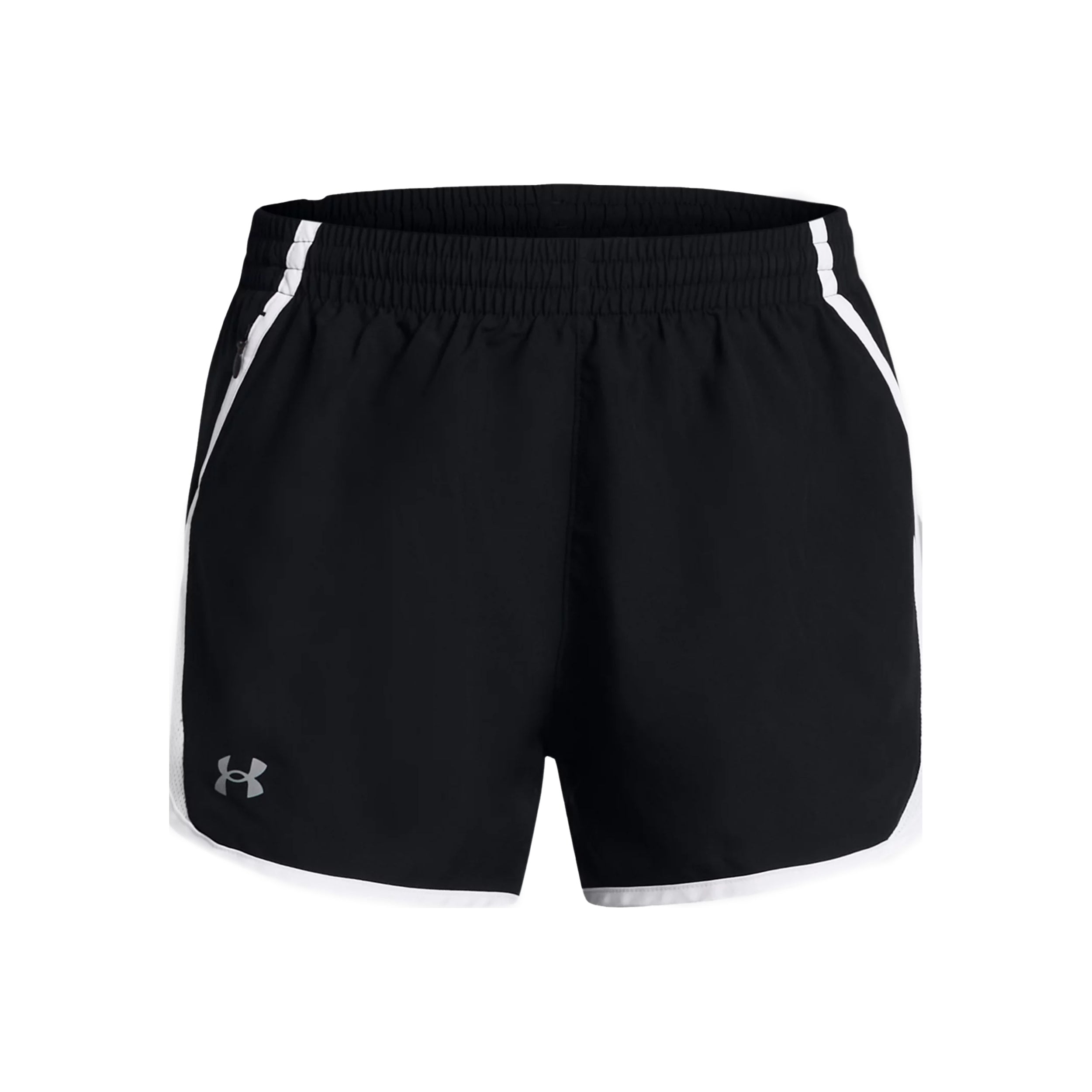 Under Armour Fly By 3in  Short de running Femmes - noir, blanc