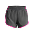 Fly By 3in Short de running Femmes - gris, pink