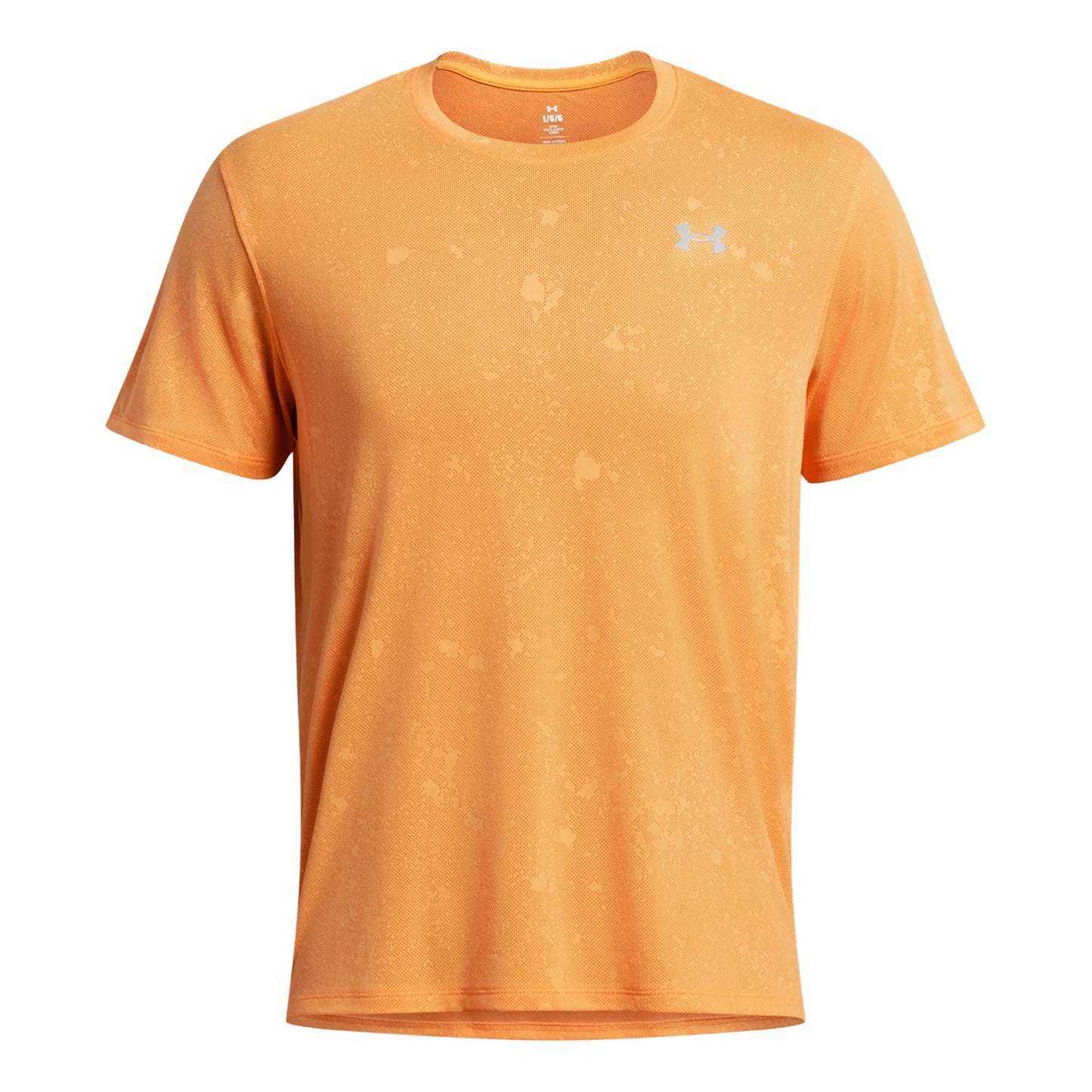 Under Armour Streaker Splatter SS Maillot de course Hommes - orange,