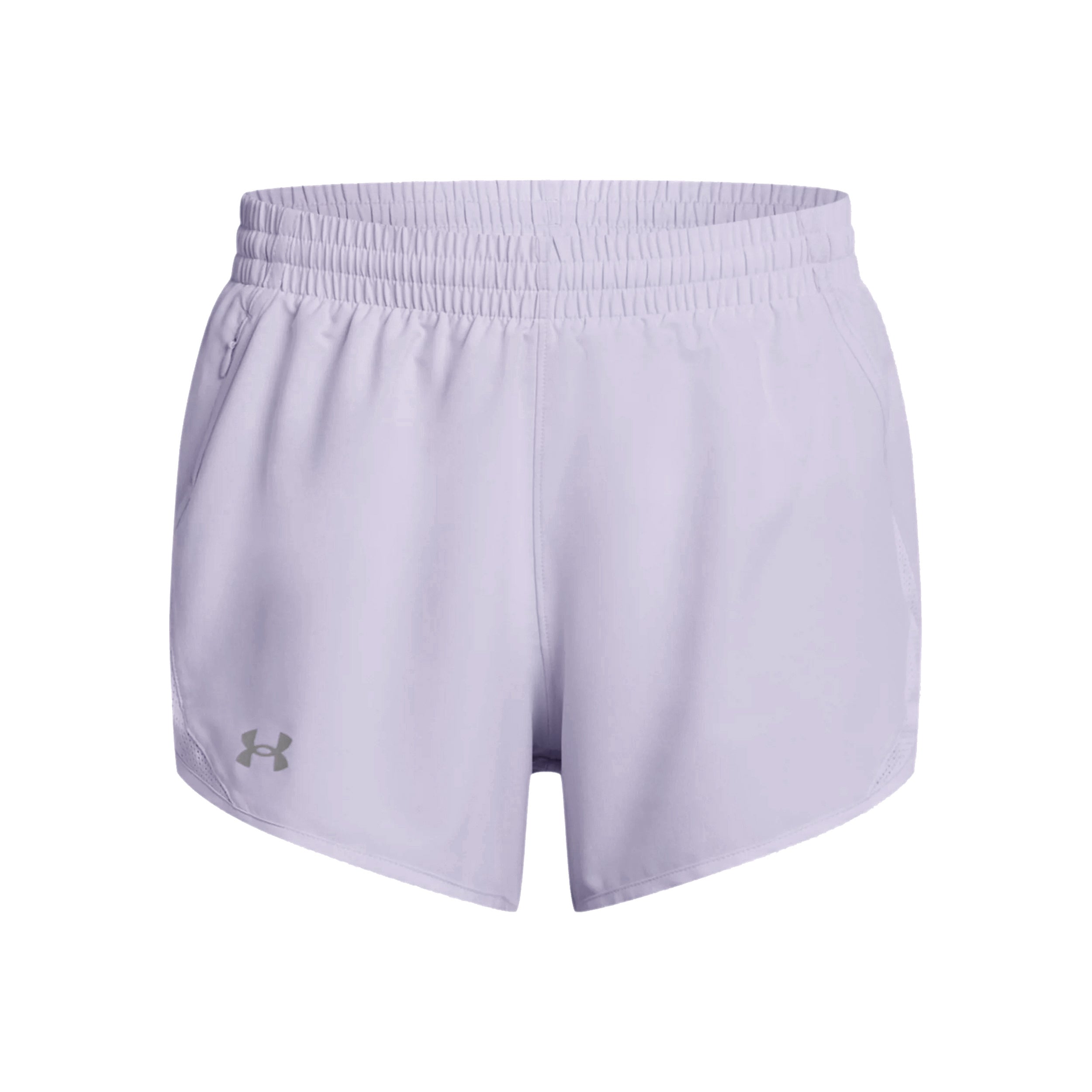 Under Armour Fly By 3in  Short de running Femmes - blanc, blanc