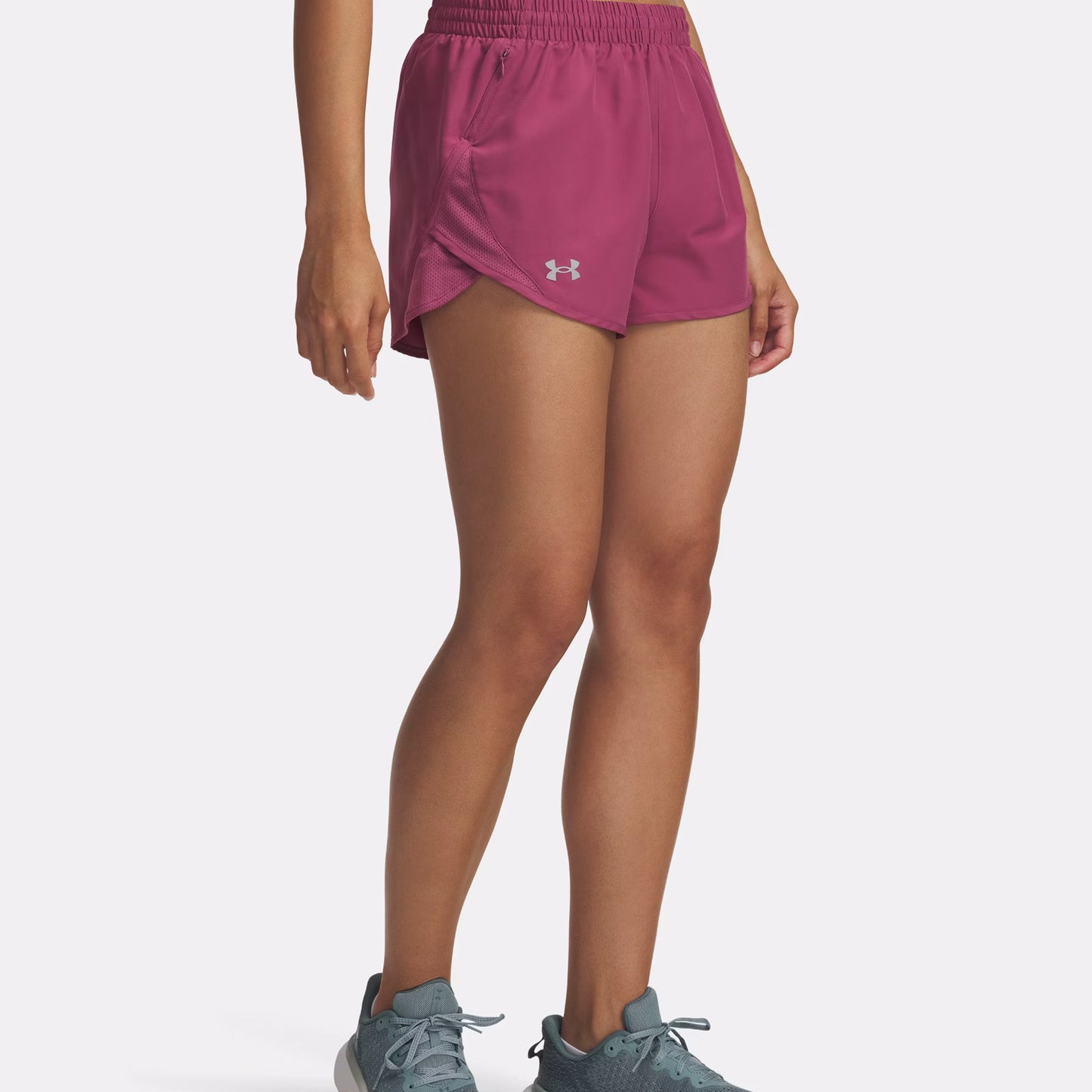 Under Armour Fly By 3in  Short de running Femmes - rosé, rosé