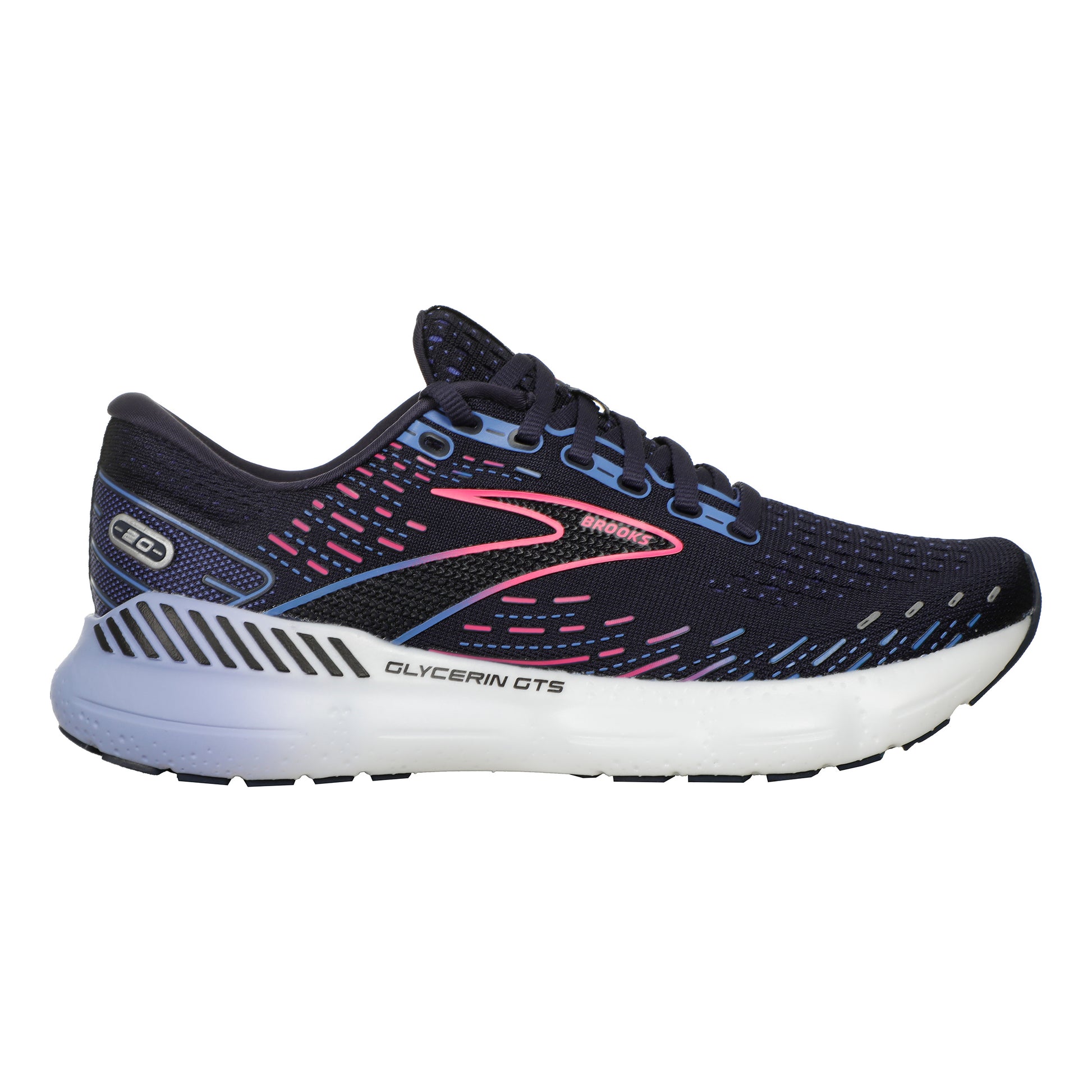 Brooks Glycerin GTS 20 Chaussure de running sans stabilisateurs Femmes - noir,