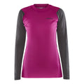 Core Warm Baselayer Haut manches longues Femmes - berry, gris