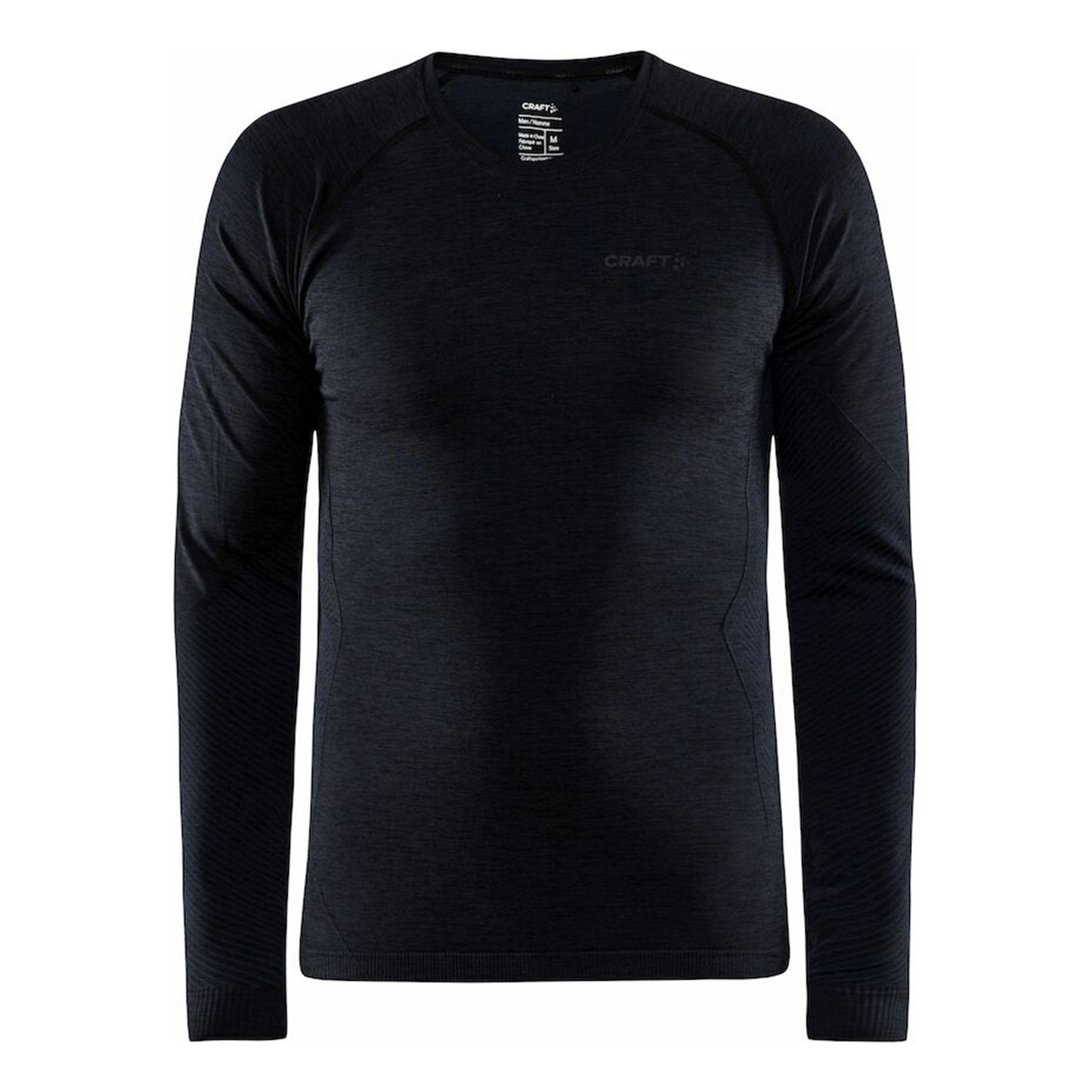 Craft Core Dry Active Comfort Half-Zip Top De Course Hommes-Noir