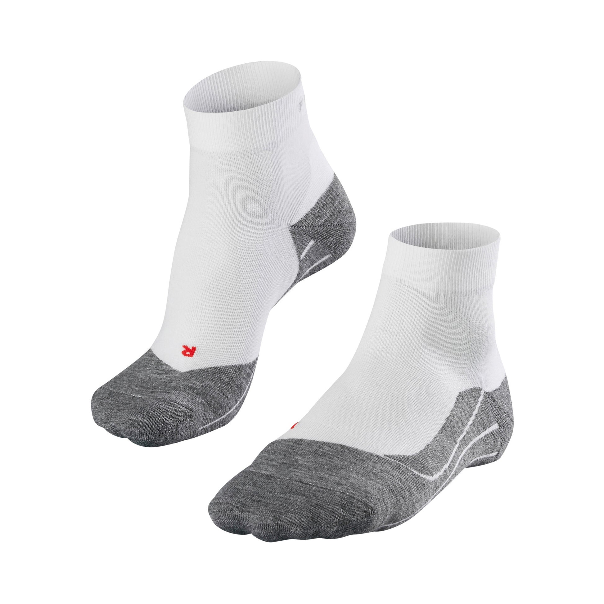 Falke RU4 Endurance Short Chaussettes de running Hommes - blanc, gris