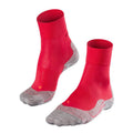 RU4 Endurance Chaussettes de running Femmes-rouge, gris