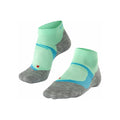 Endurance Cool Short Chaussettes de running Femmes - mint, gris