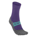 RU4 Endurance Cool Chaussettes de running Femmes - violet, gris